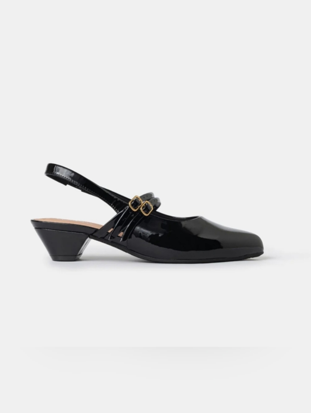 Aria Double Strap Pointy Toe Mary Jane- 9WW NWB